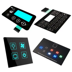 Manufacturer LED Touch Panel RS232  Capacitive Touch Membrane Switch Illuminated Numeric Keypads For Control Panel