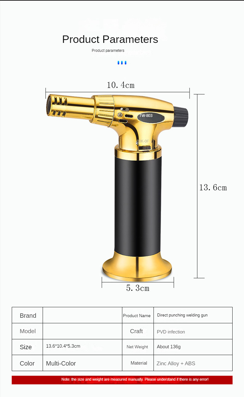 Custom logo adjustable butane torch cocktail smoker kit with torch lighters Wholesale