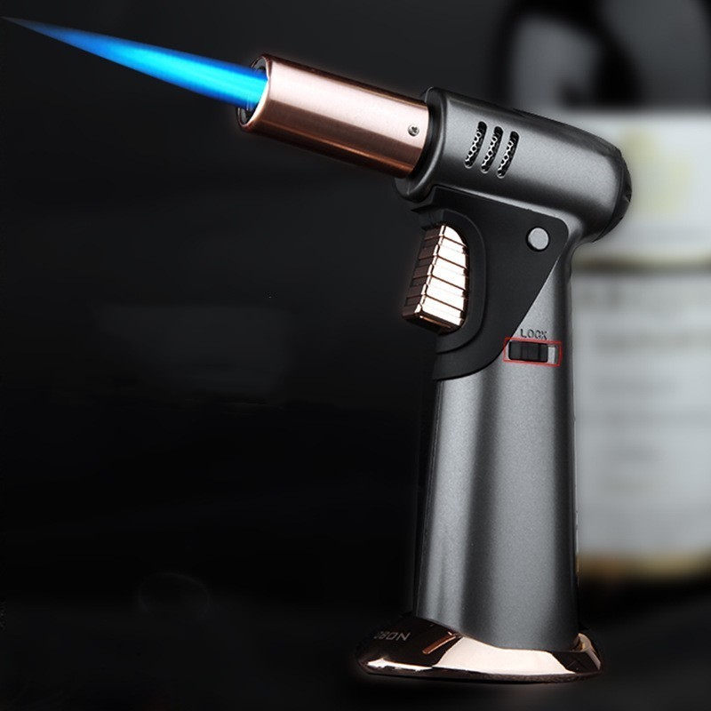 Wholesale High-Quality Adjustable Butane Torch for Cocktail Smoker lighter Custom Logo Supported