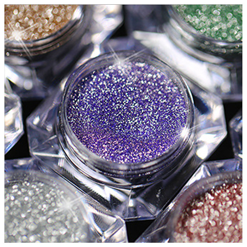 private label crystal crushed diamond powder nail finest polishing acrylic glitter pigment powder for nail art sequins