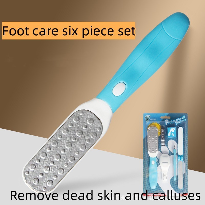 Remove Dead Skin Calluses Foot Grinder Heel Planer Pedicure Tool Set Of 6 Pieces