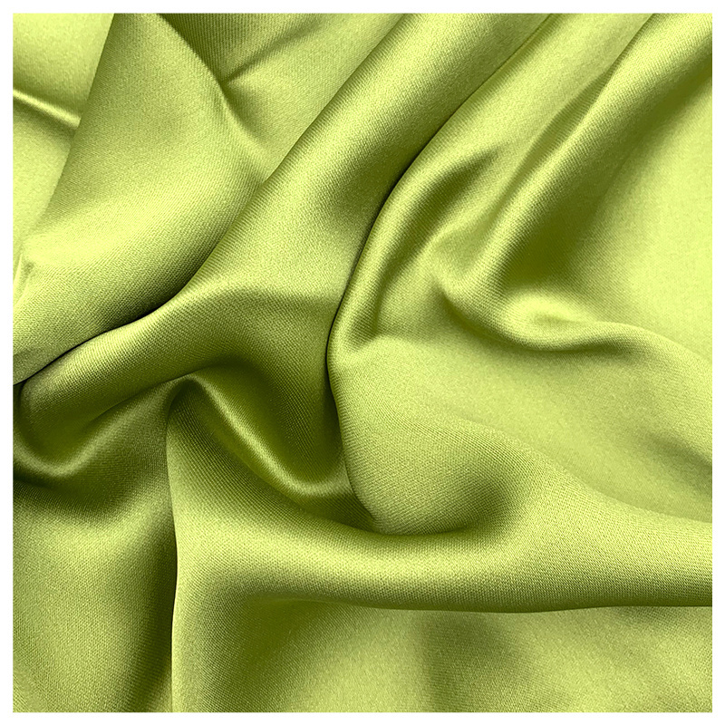 Luxury Glossy Metallic Liquide Imitation  Viscose Taffeta Spandex Silk Polyester Lining Knitted Crepe Acetate Satin Fabric