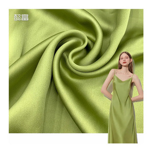 Luxury Glossy Metallic Liquide Imitation  Viscose Taffeta Spandex Silk Polyester Lining Knitted Crepe Acetate Satin Fabric