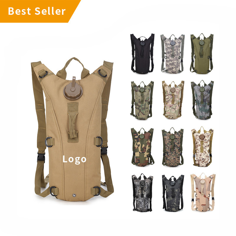 JSH 3L Tactical Hydration Backpack Wholesale Customize Water Bags EVA Fashion Tactical Backpack Hydration Pack For Traveling