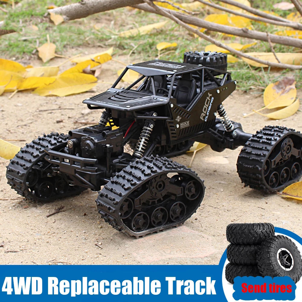 Monster Trucks 4WD Dual Motors 1/12 RC Cars Remote Control Car  Rechargeable All Terrain Off Road Rock Crawler Vehicle for Kids