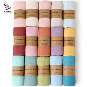 New Arrival 2-Layer Organic Bamboo Cotton Blanket Baby Bedding for Sleep