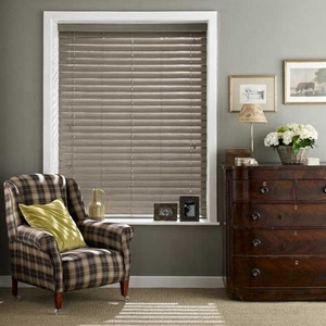 House Indoor Decorations Cordless 100% Blackout Timber Venetian Blinds Wooden Blinds