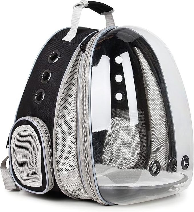 Expandable Clear Pet Carriers Cat Backpack Bubble Transparent Clear Space Capsule Pet Carriers for Small Dog Pet