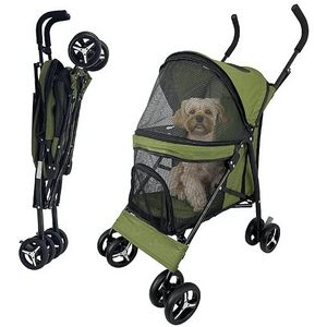 Umbrella Travel Pet Stroller Lightweight Compact Portable Jogger for Small Dogs and Cats