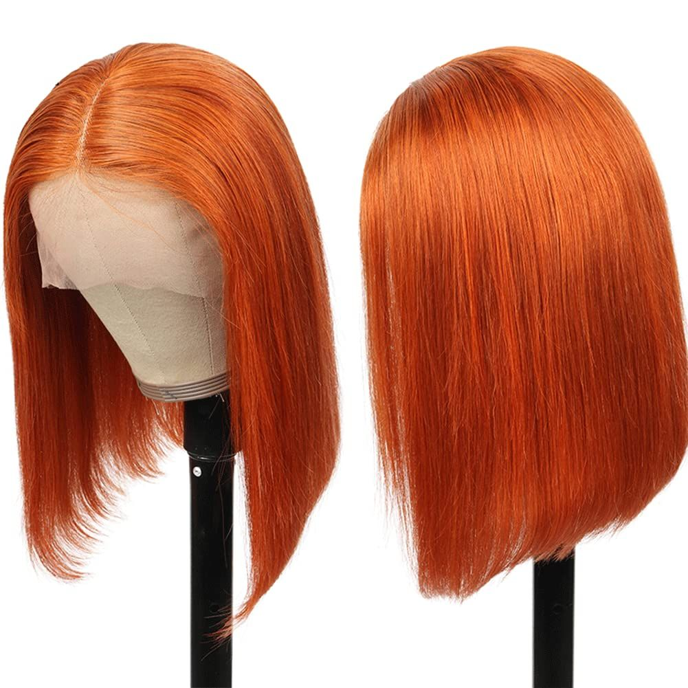 Color 350 Straight quality hair glueless 13x4 frontal wigs human hair lace front brazilian wig