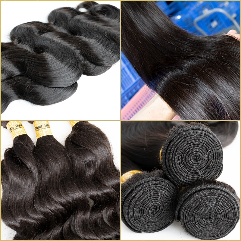 Free tangle Weft Hair Extensions Human Hair Wholesale 100% Brazilian Raw Hair Bundles Cuticle Aligned