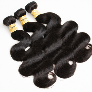 Free tangle Weft Hair Extensions Human Hair Wholesale 100% Brazilian Raw Hair Bundles Cuticle Aligned