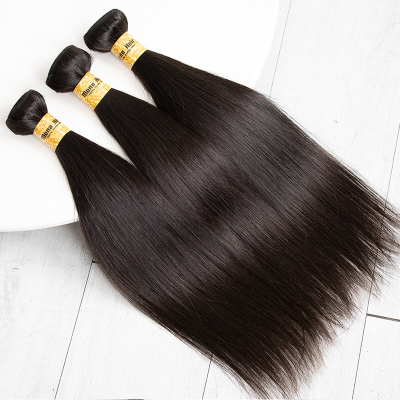 Free tangle Weft Hair Extensions Human Hair Wholesale 100% Brazilian Raw Hair Bundles Cuticle Aligned