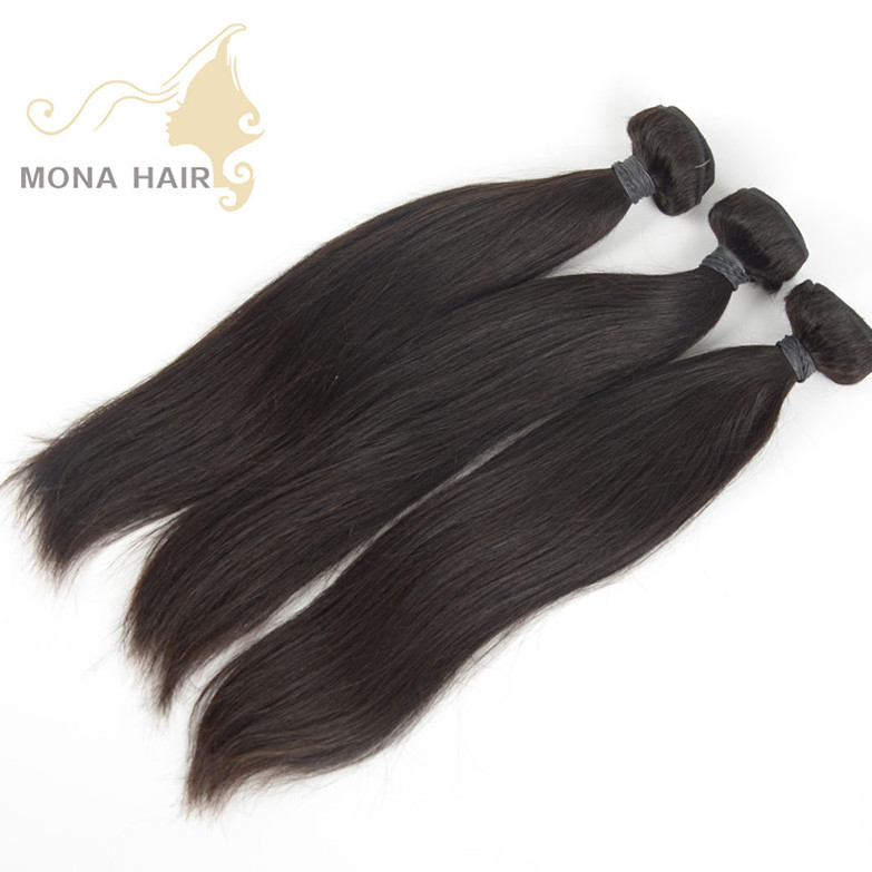 100% natural Eurasian human hair raw human hair extension silky straight virgin human hair