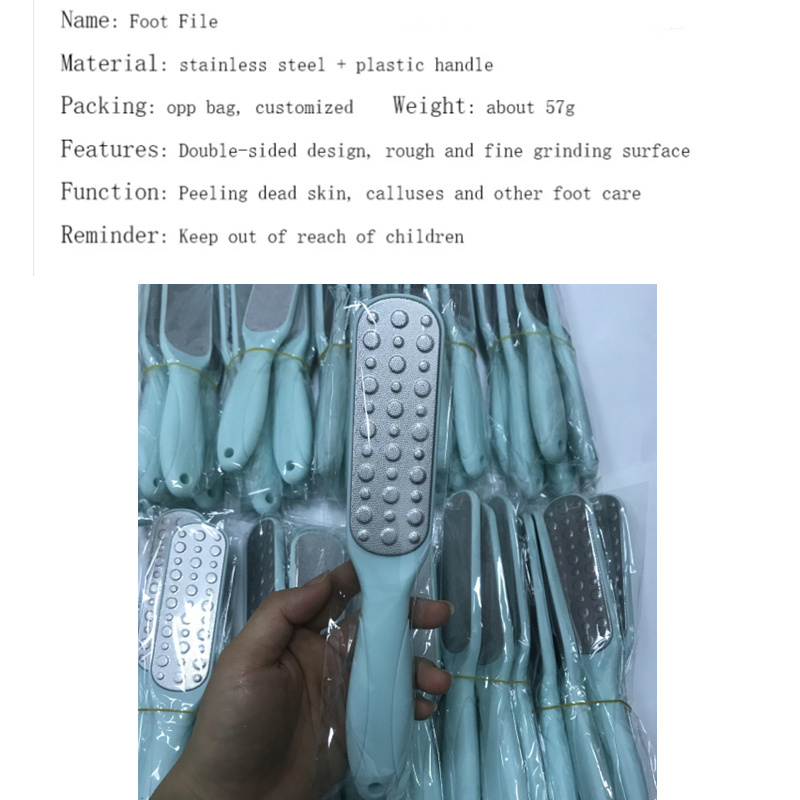 Wholesale factory price Professional Foot File Callus Remover Double Sided Foot Scrubber For Cracked Heel And Foot Dead Skin