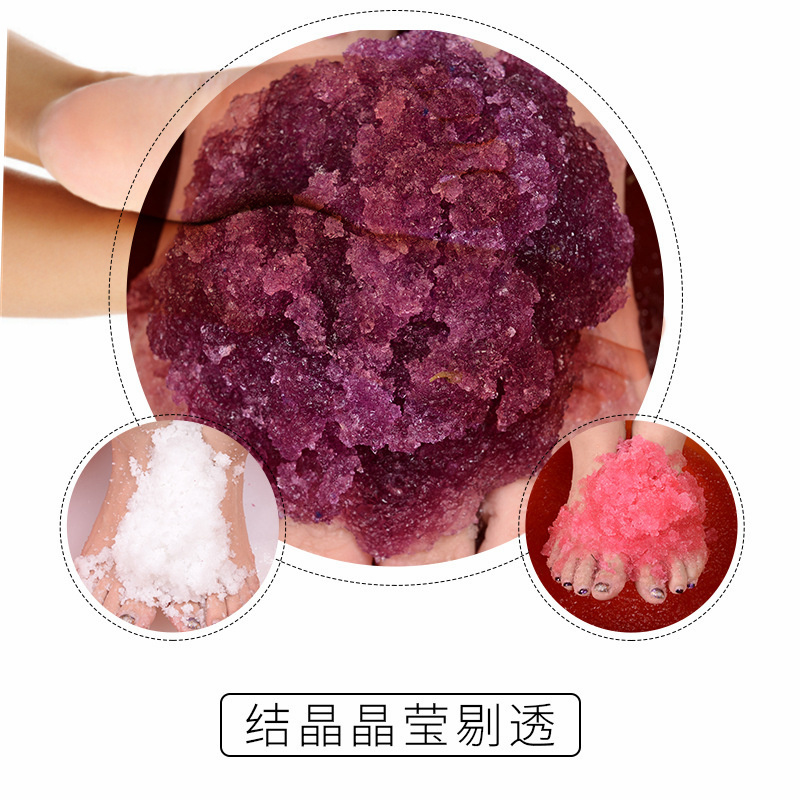 Newest Product private label Foot Skin Care Lavender Crystal Jelly Pedicure For Foot Spa