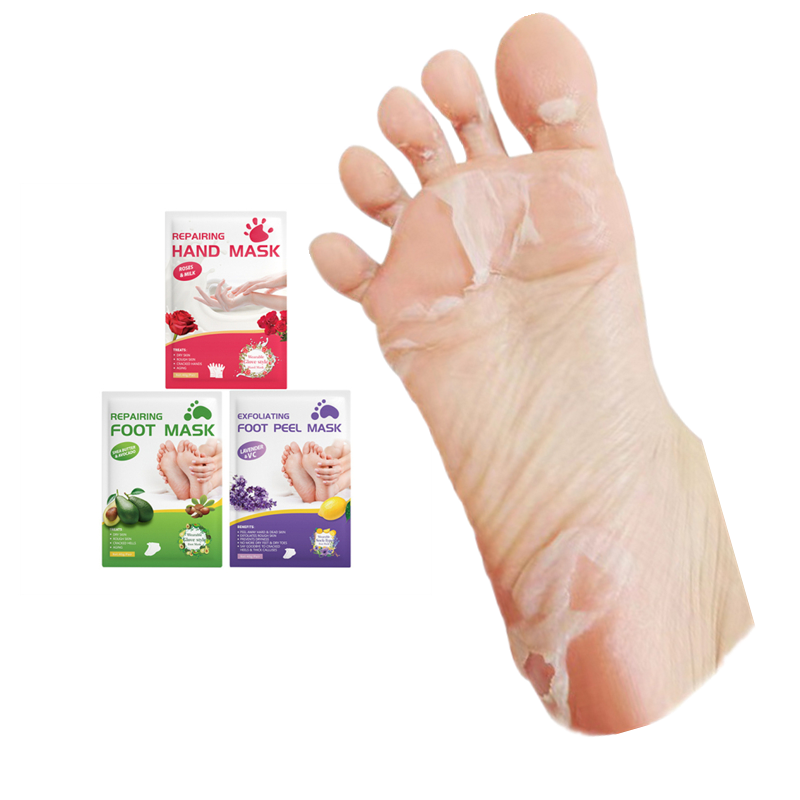 Wholesale Foot Skin Care Products Moisturizing Exfoliating Peeling Off Lavender avocados Footmask Feet Peeling Foot Care Mask