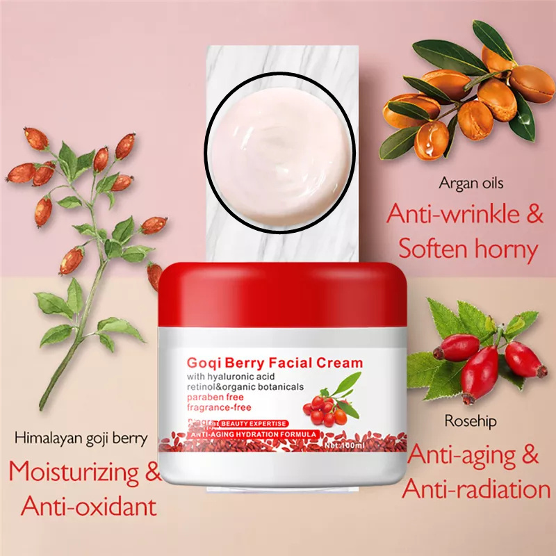 Wholesale Beauty Cosmetics face skin care products High Quality Skin Care Goji Berry Face Cream