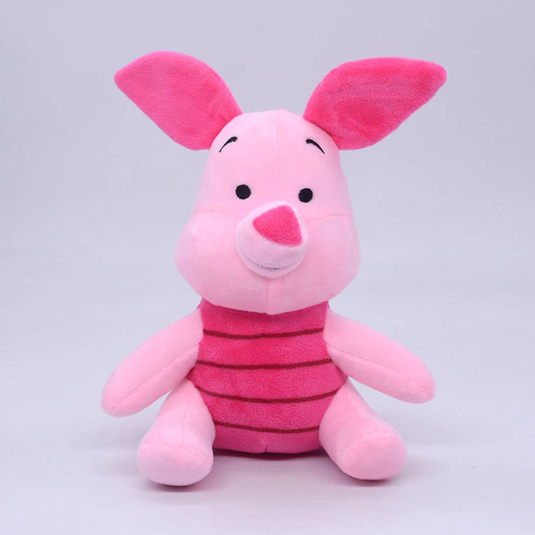 Hot Sale Cartoon Pooh Bear Character Plush Figure Toys Tigger Piglet Stuffed Animal Toys Kids Schoolbag Decoration Accessories