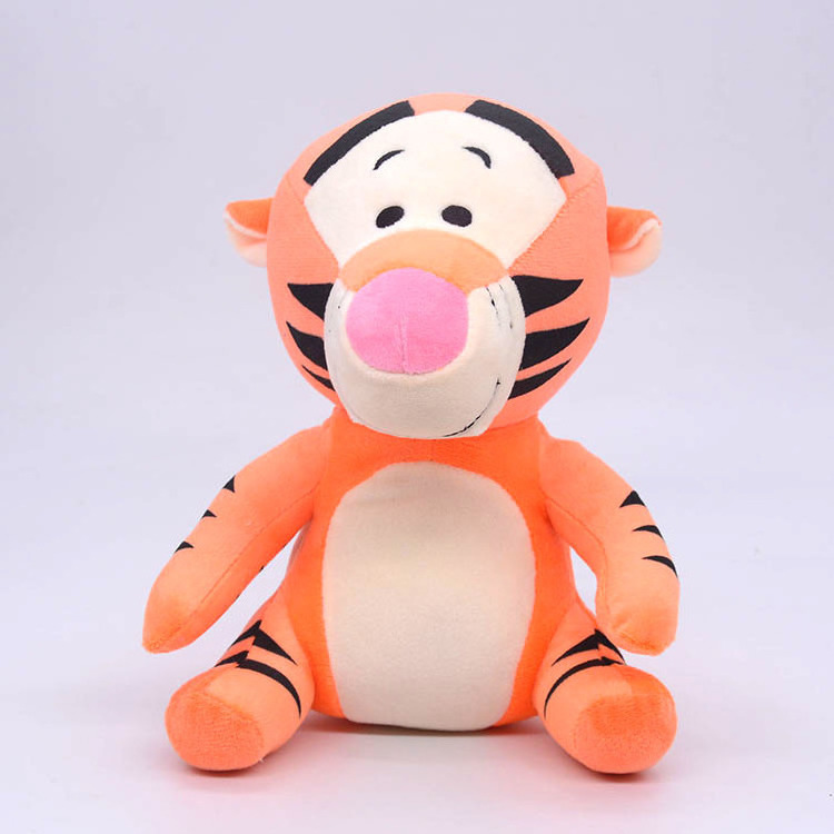 Hot Sale Cartoon Pooh Bear Character Plush Figure Toys Tigger Piglet Stuffed Animal Toys Kids Schoolbag Decoration Accessories