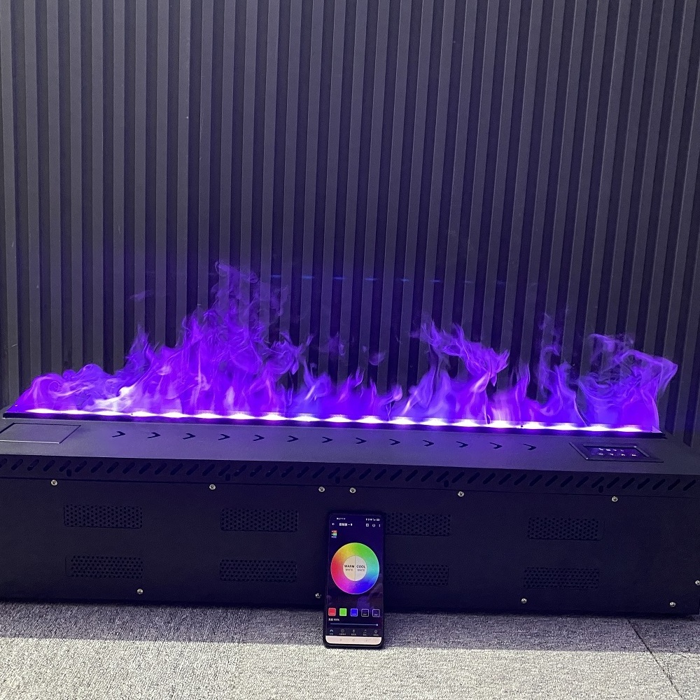 Artificial Flame Decorative Smart Auto Water Filling 3D Water Vapor SteamElectric Fireplace