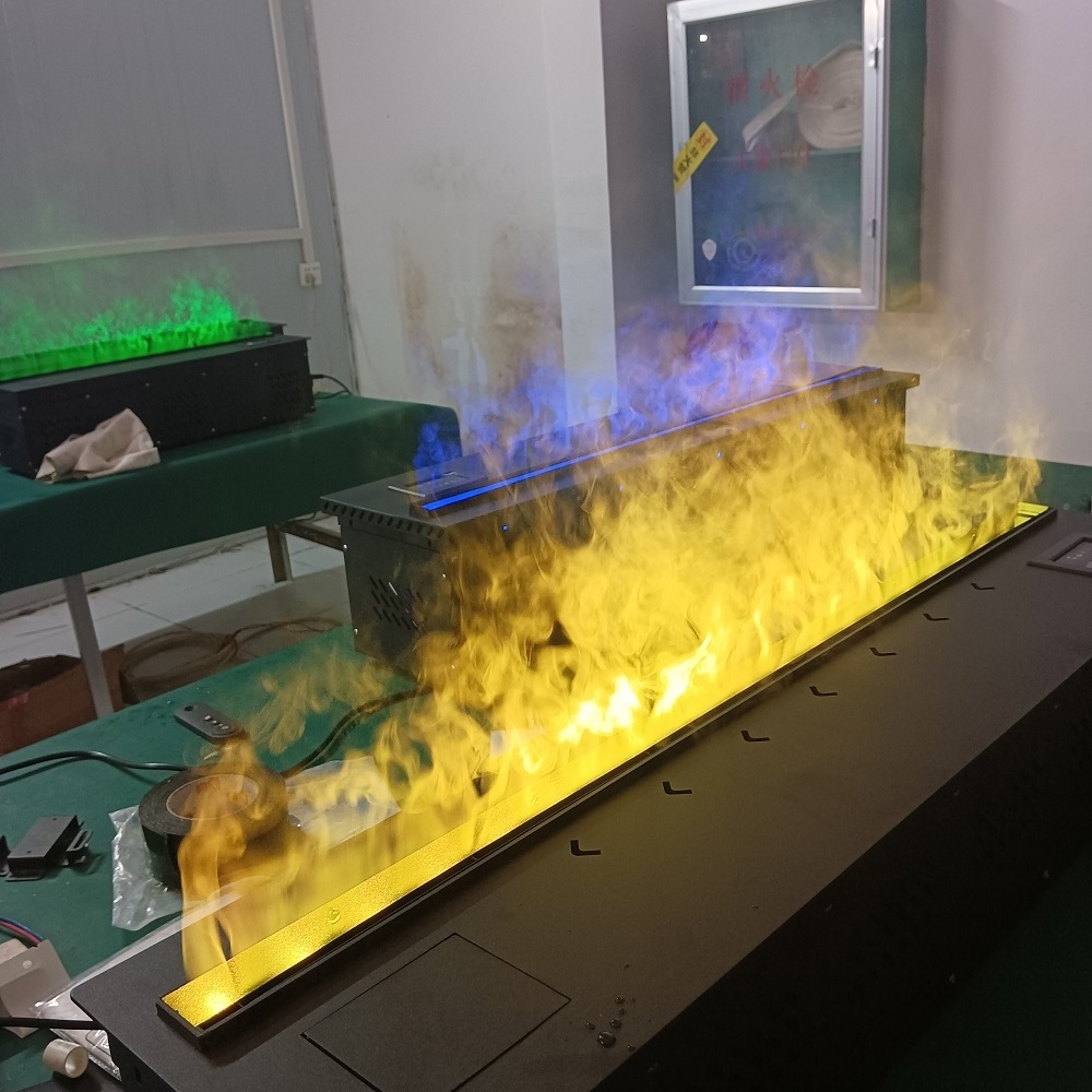 Artificial Flame Decorative Smart Auto Water Filling 3D Water Vapor SteamElectric Fireplace