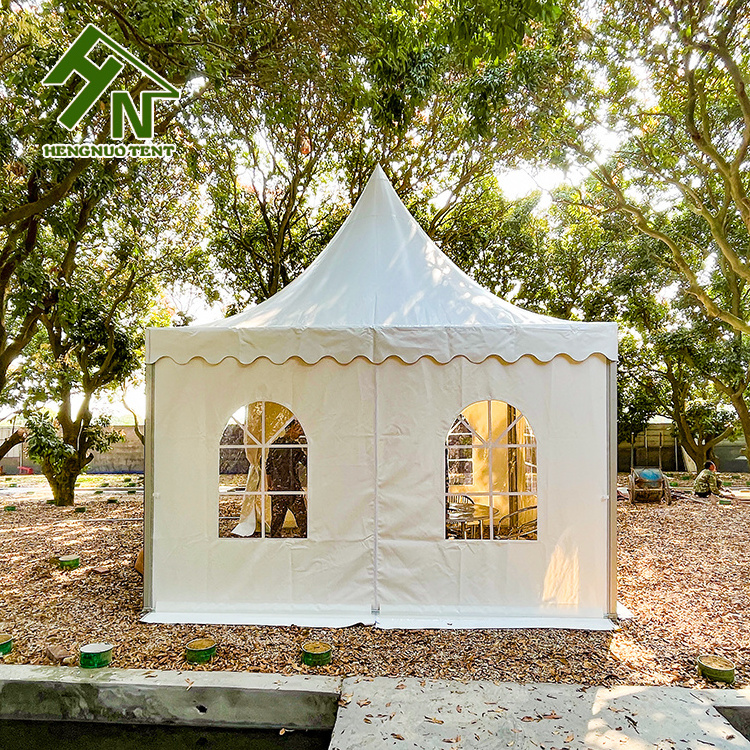 Popular Aluminium Kiosk Outdoor Trade Show Tent Garden Gazebo Pagoda Tents 10x10 20x20 30x30 feet