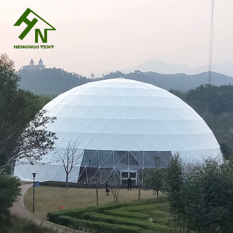 Diameter 35m Waterproof Big Outdoor 1000 People Church Event Dome Tent