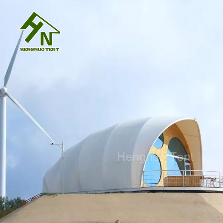 Eco Friendly cocoon-like Glamping Tent Prefab House Pods Tents for Camping Outdoor Resort Vacation