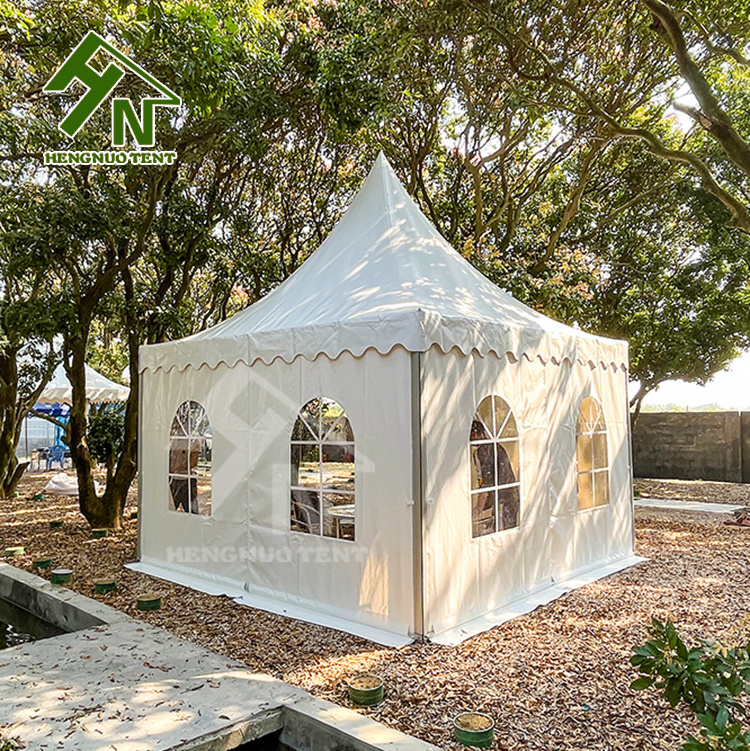 Popular Aluminium Kiosk Outdoor Trade Show Tent Garden Gazebo Pagoda Tents 10x10 20x20 30x30 feet