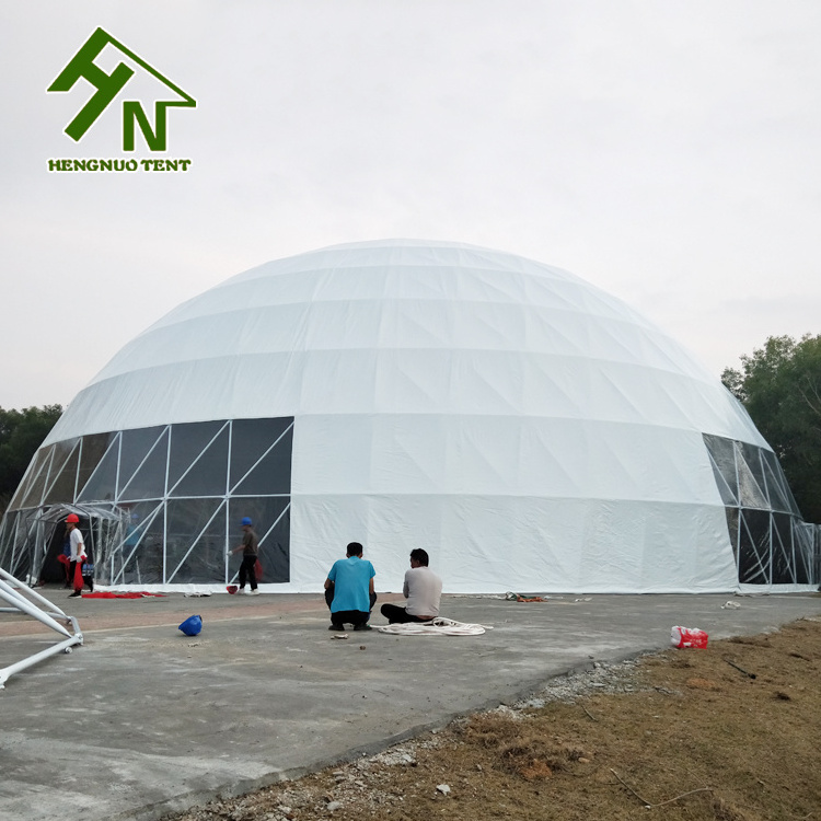 Diameter 35m Waterproof Big Outdoor 1000 People Church Event Dome Tent