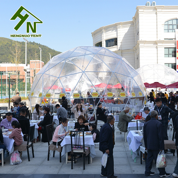 Small Size Dome Outdoor Restaurant Cafe Bar Clear Dome Tent Dining Igloo for People Sitting