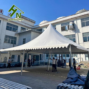 Luxury Wedding Party Gazebos White Canopy 10x10M Big Event Pagoda Waterproof Tent On Sale