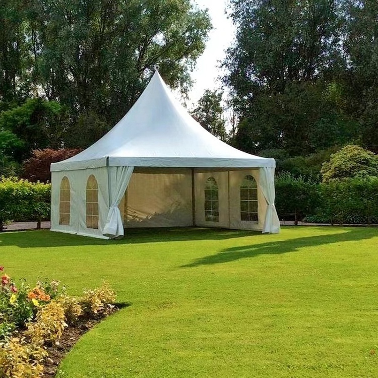 3x3m Small Size Party Event Tent PVC Canopy Tents Glamping Tent Outdoor Gazebo without Side Walls