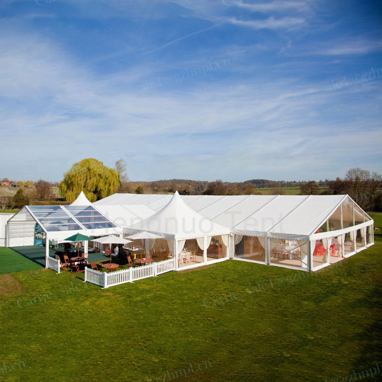 300 people wedding party marquee tents white canopy tent church event 15x30m, 20x40m, 30x50m