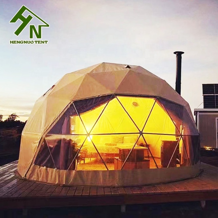 UV-resistant Sphere Decoration Igloo Dome Hotel Tent for Desert