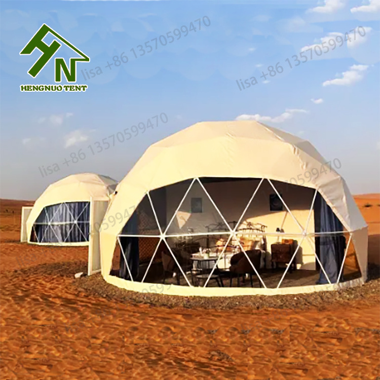 Easy Set Up Camping Glamping Safari Gazebo Dome Tent Outdoor Party Igloo Geodesic Awning Tente