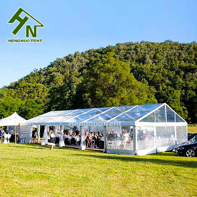 200-300 People 10x20 10x30 Aluminium Frame Marquee Clear PVC Wedding Party Tent for Banquet Events