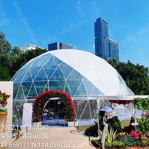 15m 20m Customized Waterproof Pop up Igloo Big Geodesic Dome Tent for Outdoor Event Trade Show