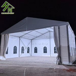 helicopter hangar storage warehouse tent with aluminum alloy frames for aircraft parking or maintenance