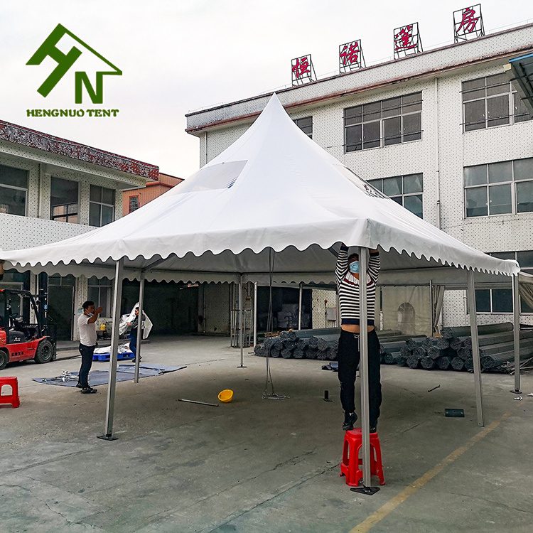 20x20 Ft Wholesale Pagoda Aluminium Pole Trade Show Tent Party Canopy Gazebo Tent with Skylights