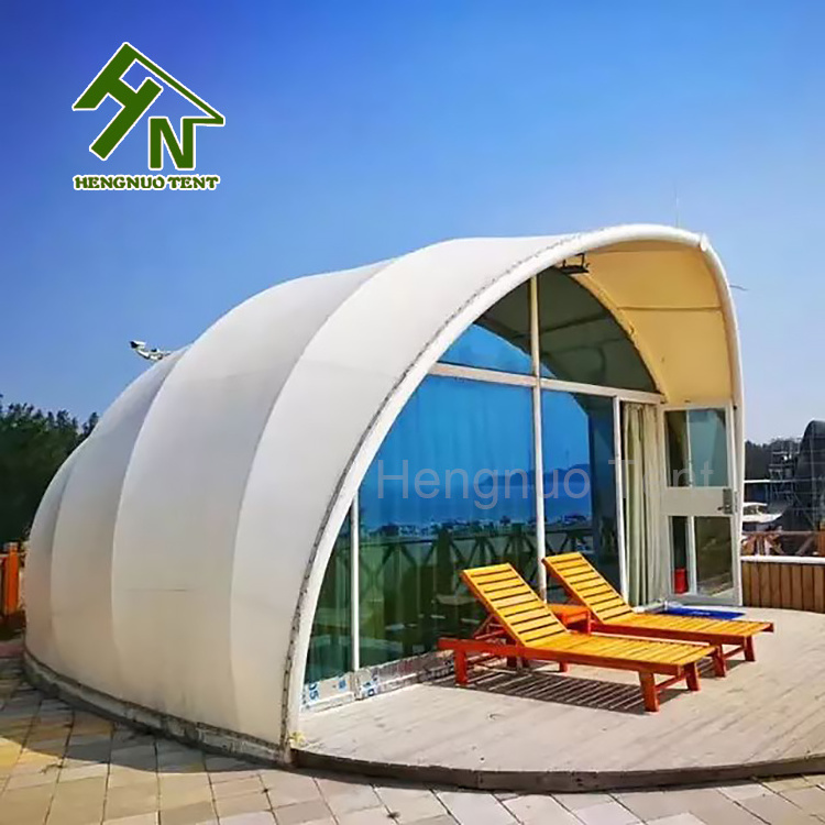 New Design Shell Cocooned Shape Hotel Glamping Camping Tents For Resort Outdoor Events