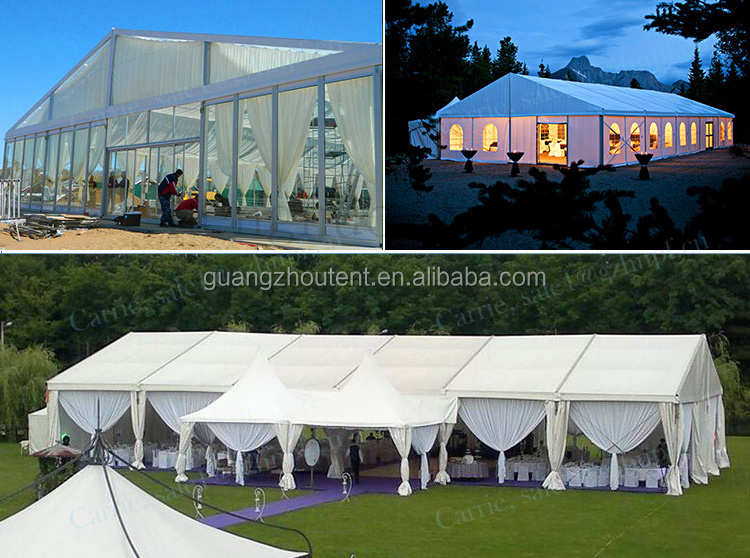 300 people wedding party marquee tents white canopy tent church event 15x30m, 20x40m, 30x50m