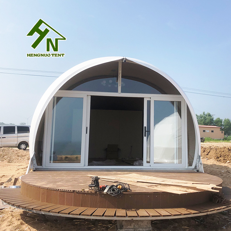 New Design Shell Cocooned Shape Hotel Glamping Camping Tents For Resort Outdoor Events