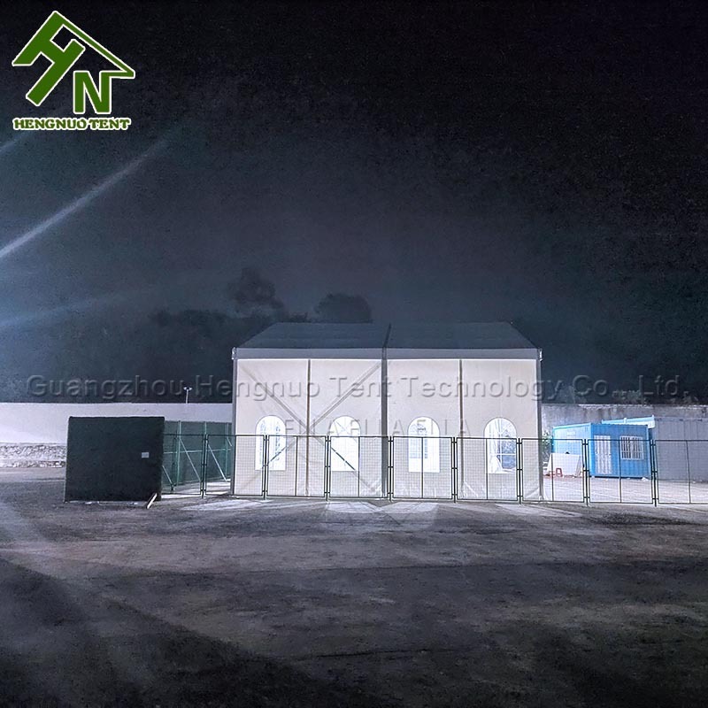 helicopter hangar storage warehouse tent with aluminum alloy frames for aircraft parking or maintenance