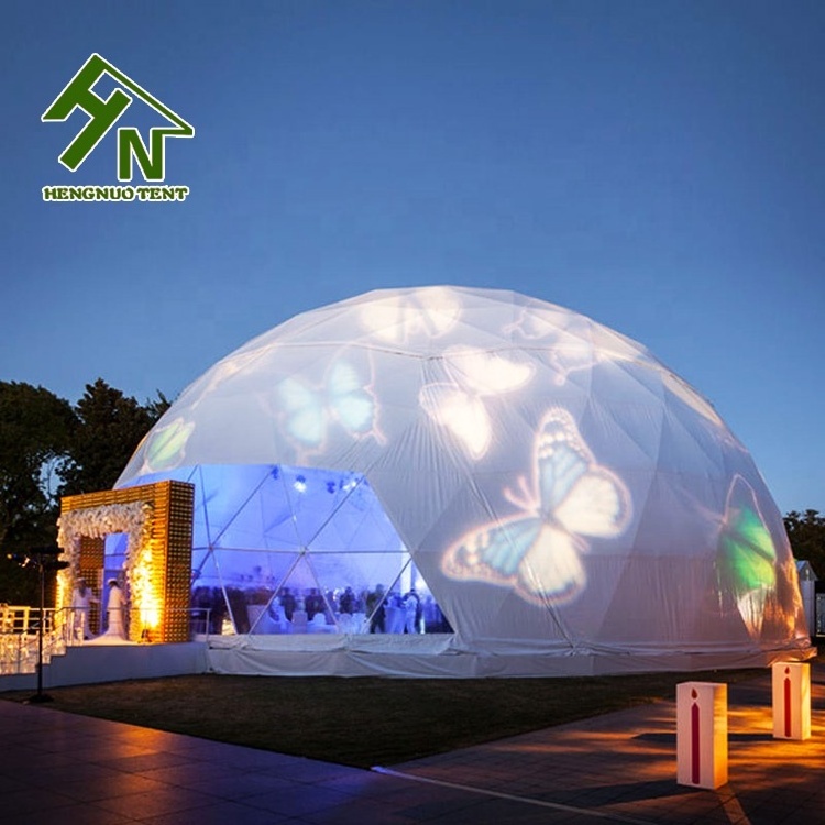 Wind Resistant Large Size PVC Cover Geodesic Dome Trade Show Tent