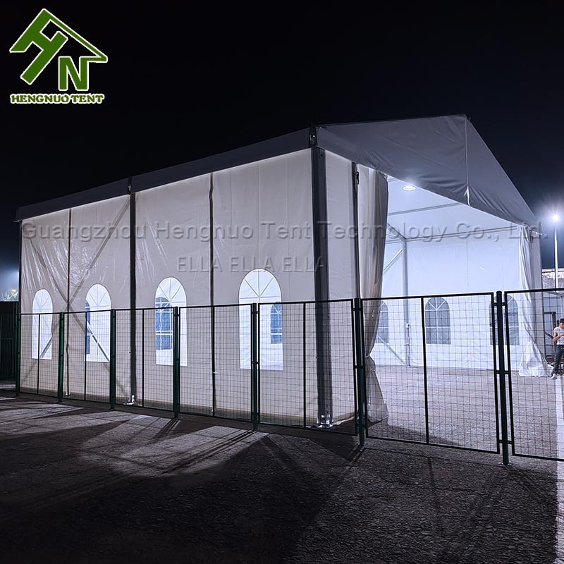 helicopter hangar storage warehouse tent with aluminum alloy frames for aircraft parking or maintenance