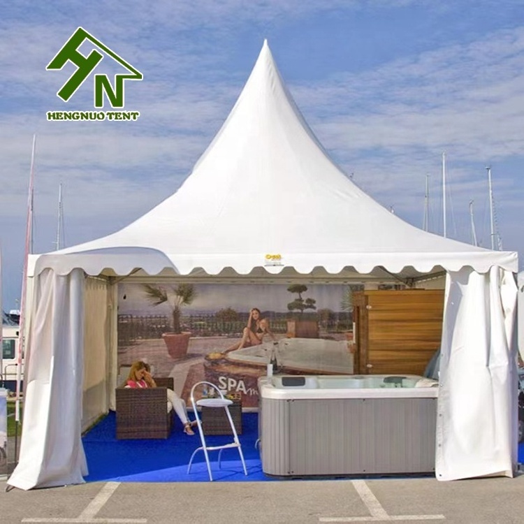 2023 White Printing Canopy Tent Trade Show Tent Pagoda 8x8m Outdoor Tents Gazebos for Wedding Party