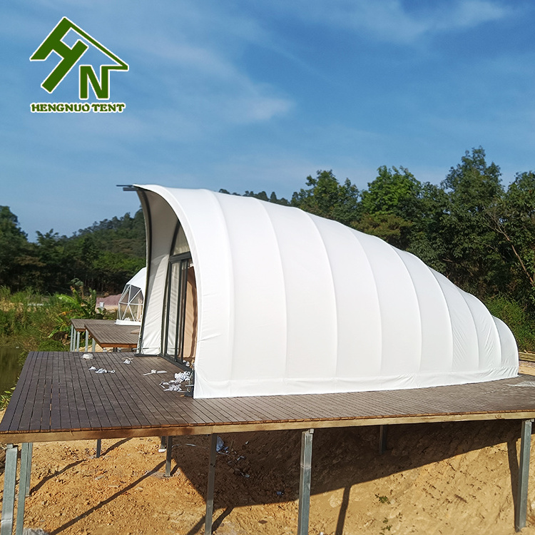 New Design Shell Cocooned Shape Hotel Glamping Camping Tents For Resort Outdoor Events