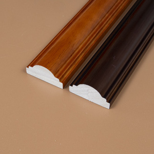 White Primed Finger Joint Solid Wood Baseboard Wood Skirting Board Wall Baseboard For Solid Wood Moulding